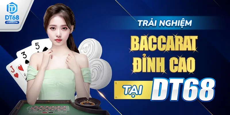 Trải nghiệm Baccarat đỉnh cao tại DT68.
