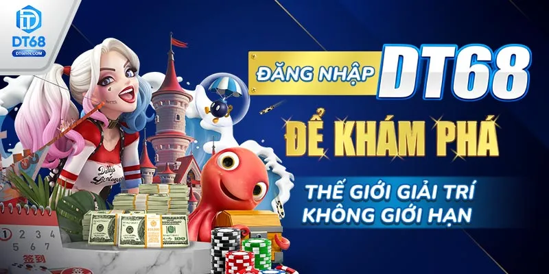 Đăng nhập DT68 để khám phá thế giới giải trí không giới hạn.